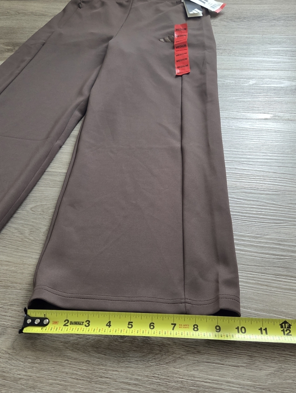 Adidas Women's M Wide Leg Pants Brown. - Picture 3 of 13